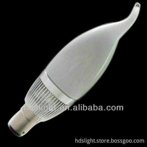 Factory candle bulb wholesale b15d 4 watt led candle